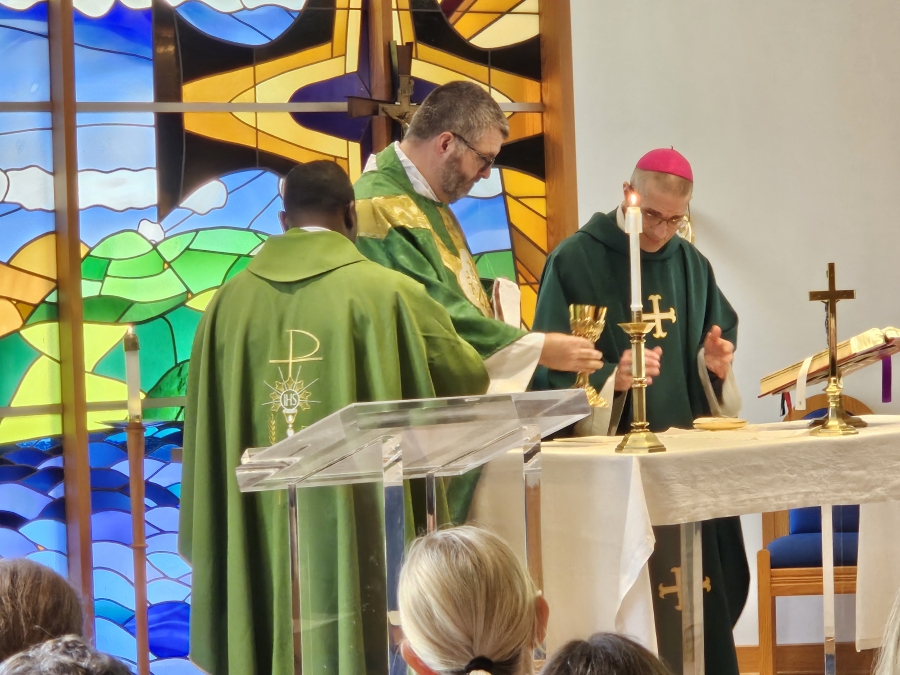 bishop celebrating Mass