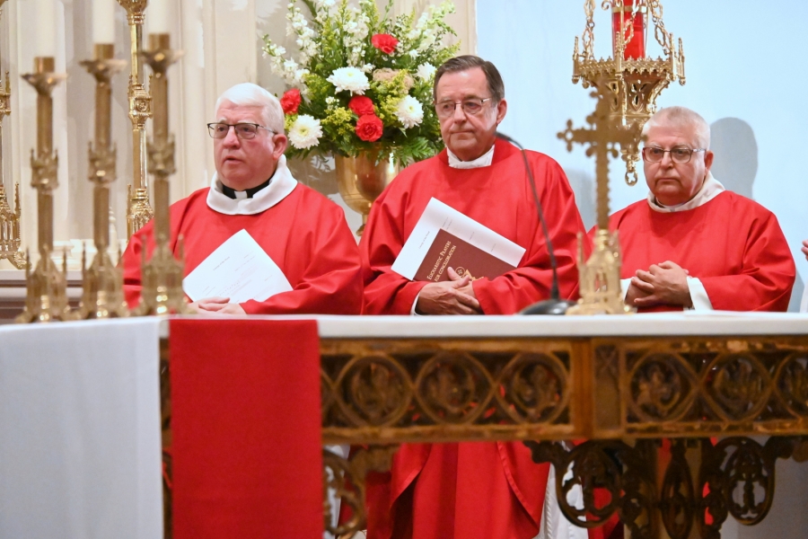 Msgr. Paul Stefanko, Msgr. Frank Murray, and Msgr. Jean-Paul Labrie