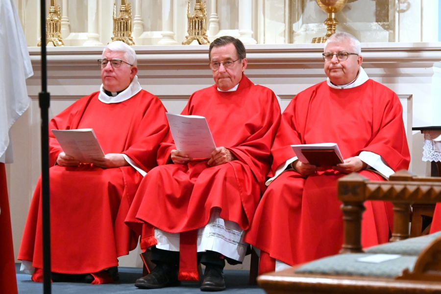 Msgr. Paul Stefanko, Msgr. Frank Murray, and Msgr. Jean-Paul Labrie