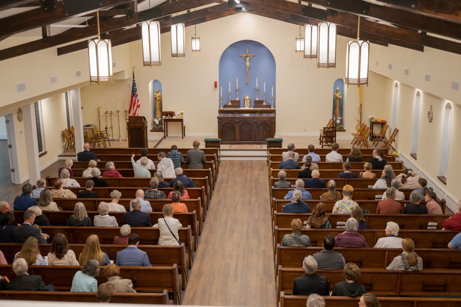 Interior of Our Lady of Wisdom Church
