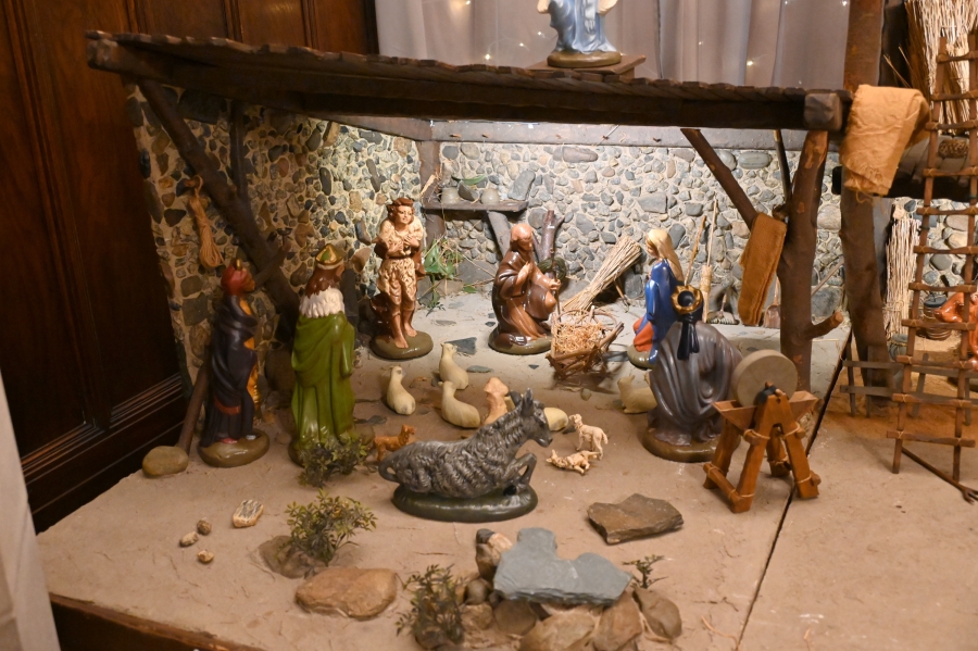 The manger scene