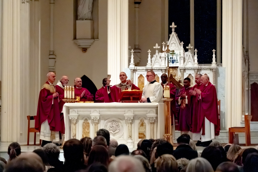 Rite of election at Cathedral of the Immaculate Conception