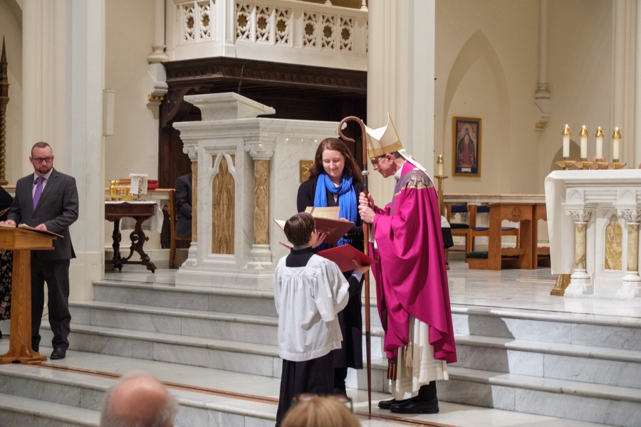 Rite of election at Cathedral of the Immaculate Conception