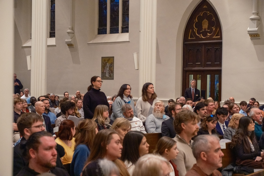 Rite of election at Cathedral of the Immaculate Conception