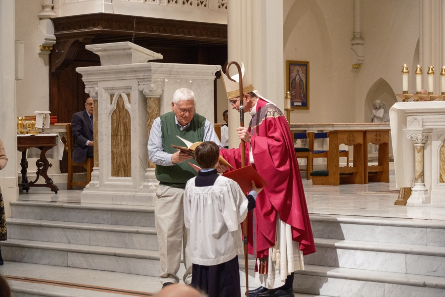 Rite of election at Cathedral of the Immaculate Conception