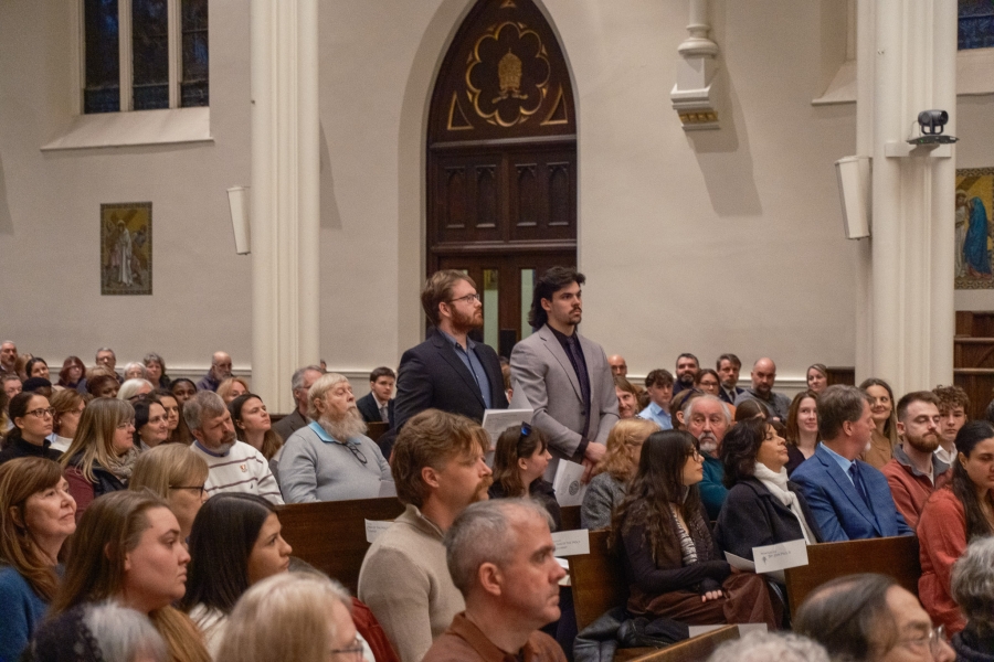 Rite of election at Cathedral of the Immaculate Conception
