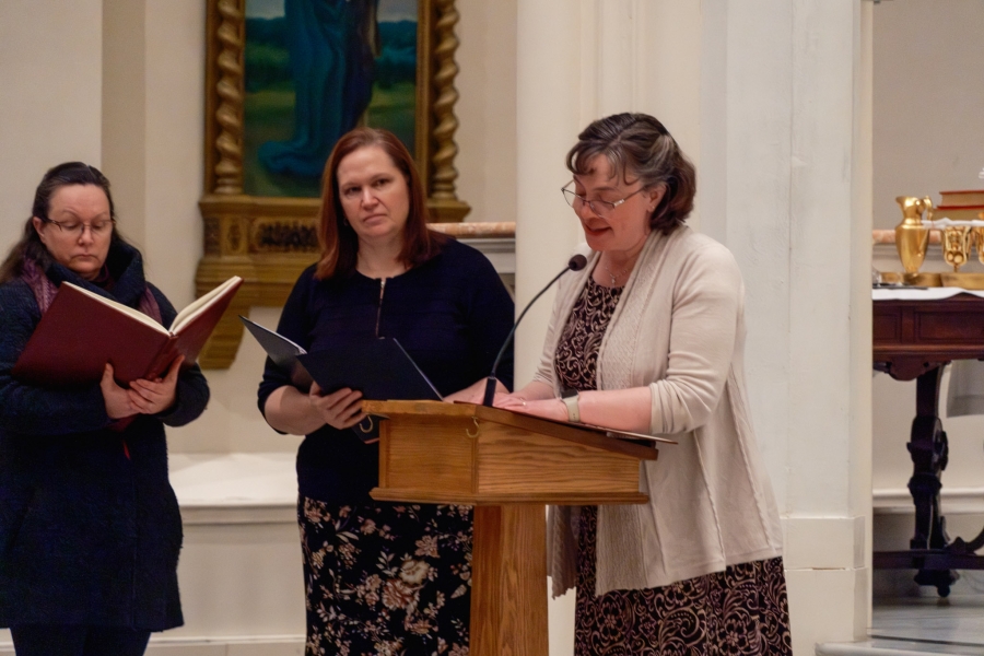 Rite of election at Cathedral of the Immaculate Conception