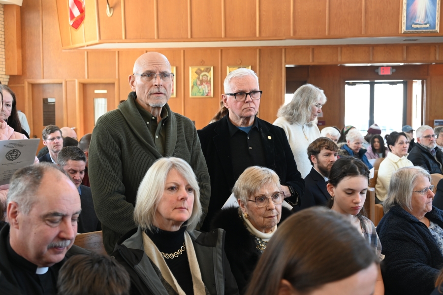 Charles Gardner and his godfather.