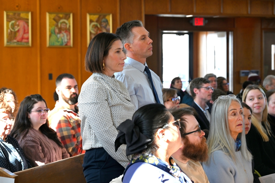 A candidate/catechumen and sponsor/godparent