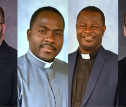 Reverend Patrick Finn, Reverend Divine Fossoh, Reverend Javis Laban and Reverend Matthew Valles 