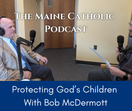 Bob Mcdermott and Jake Buttarazzi recording a podcast.