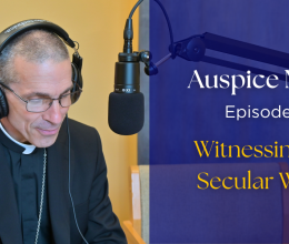 Auspice Maria Podcast 16, witnessing in a secular world