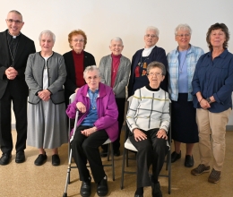 Sisters of St. Joseph of Lyon with Bishop James Ruggieri