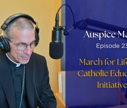 Auspice Maria episode 23: Maine catholic education initiative and march for life