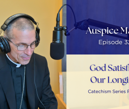 God Satisfies Our Longing (Catechism Series Part 2) - Auspice Maria Ep 32