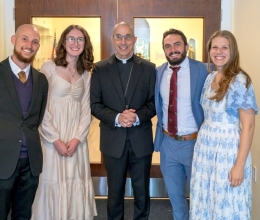Bishop Ruggieri and FOCUS missionaries