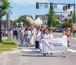 Eucharistic procession in Brunswick