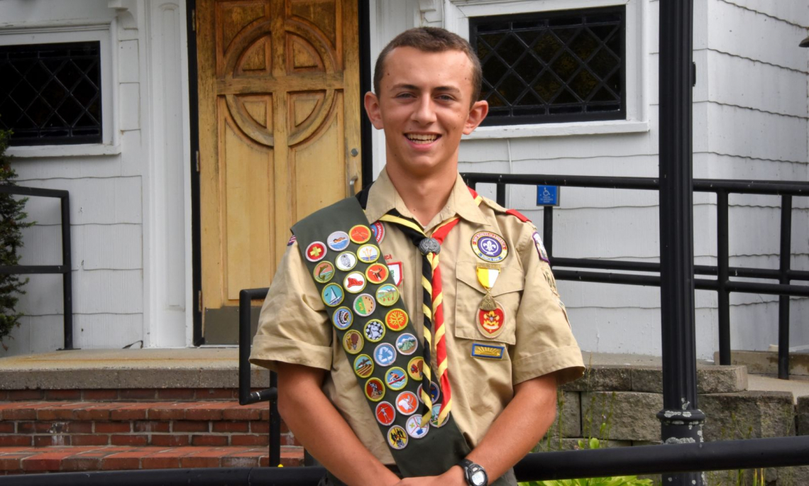 Eagle Scout earns piles of praise