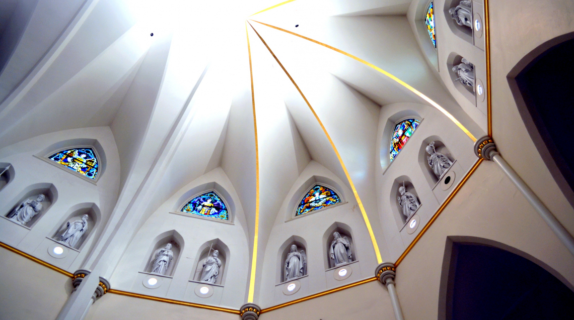 Ceiling of the Cathedral of the Immaculate Conception in Portland