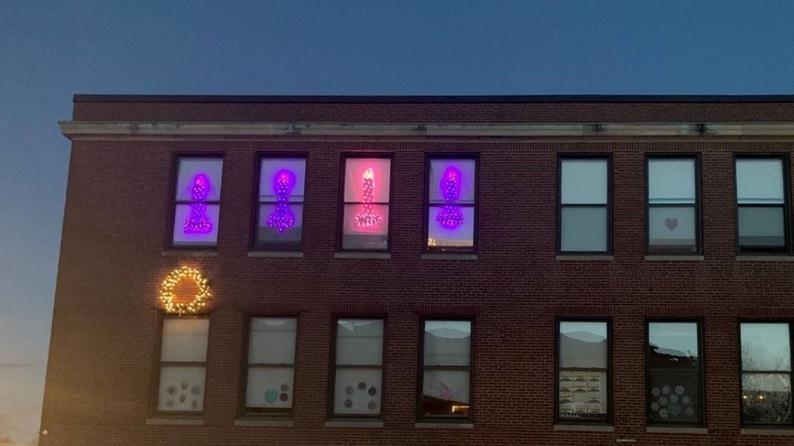 Advent Candles at Holy Cross in South Portland