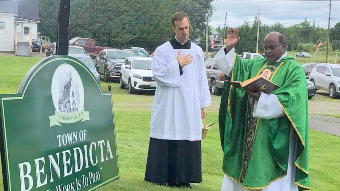 Centennial Celebration of St. Benedict Parish Center in Benedicta