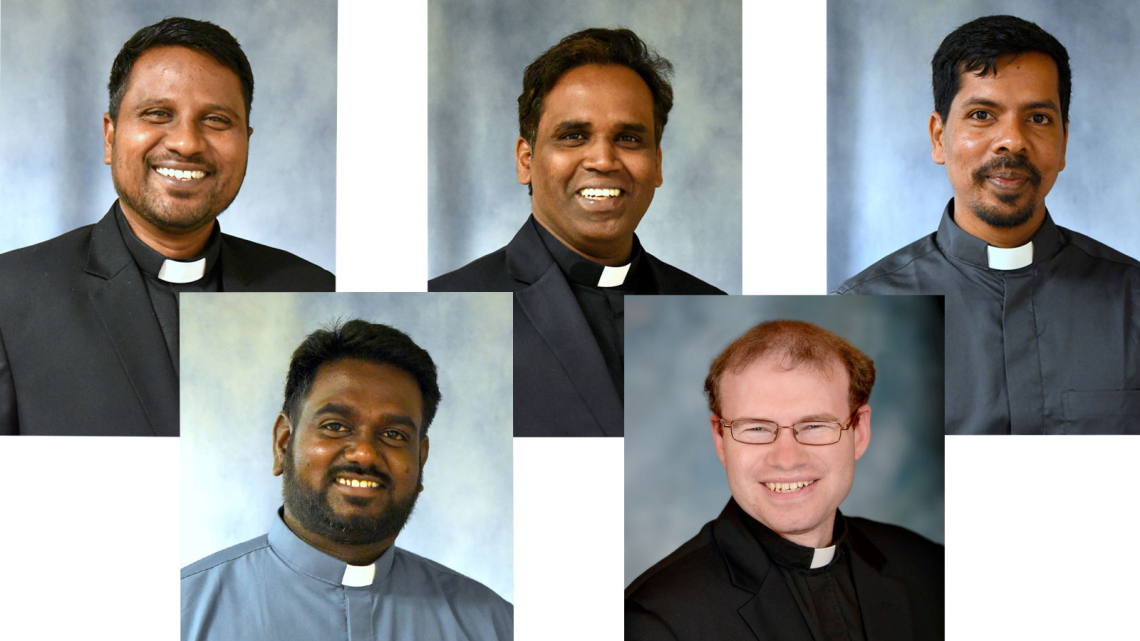 Five priests