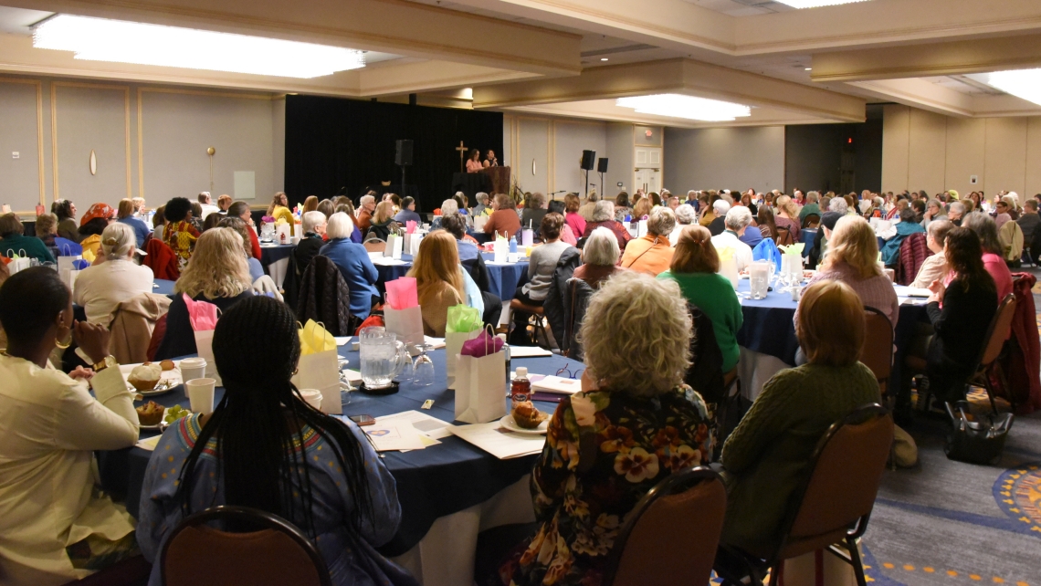 Wide view of women's conference