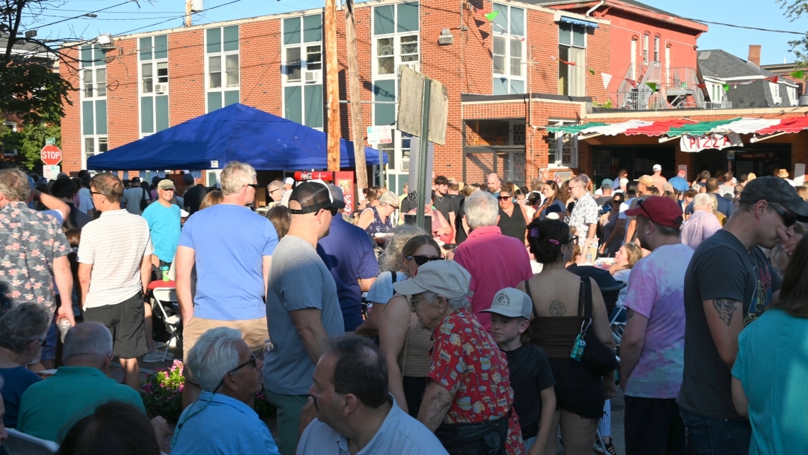 Crowd at St. Peter Bazaar