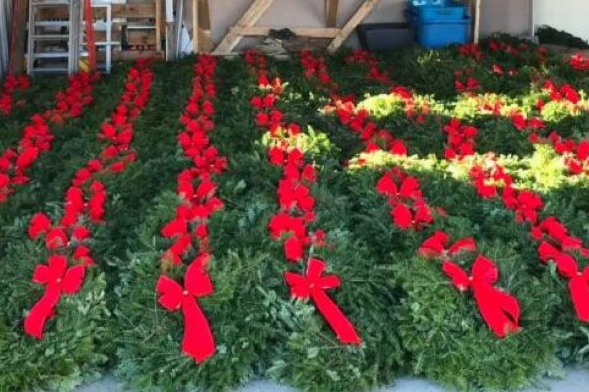 Wreaths of Remembrance in Fort Kent 