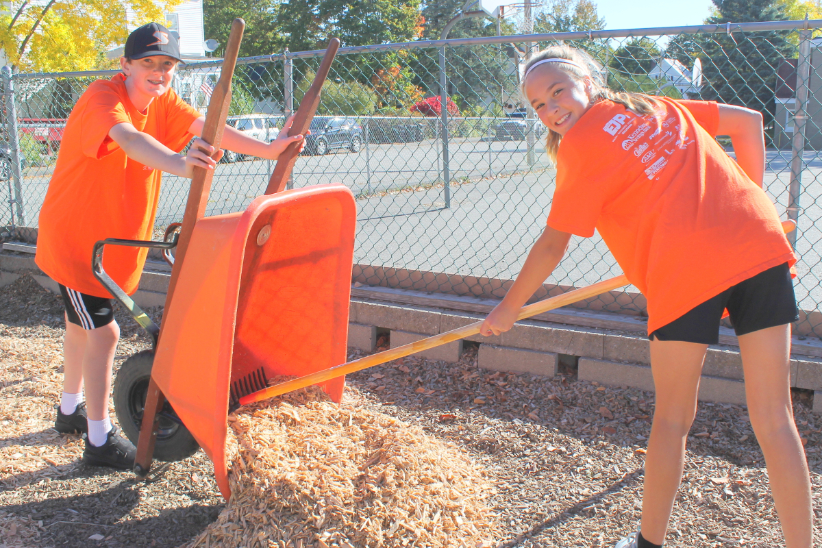 St. Michael School's Day of Caring in Augusta 