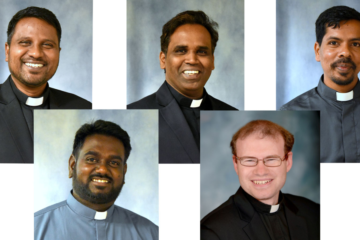 Five priests