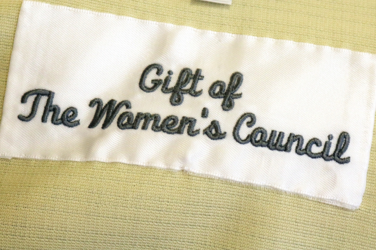 label that says Gift of the Women's Council