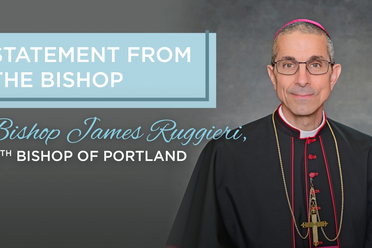 Statement from the Bishop