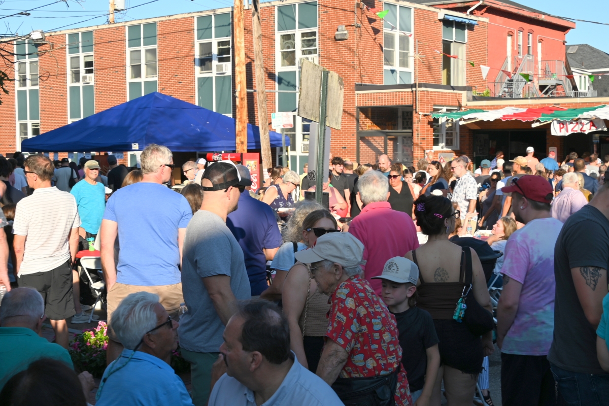 St. Peter's Italian Bazaar Crowd