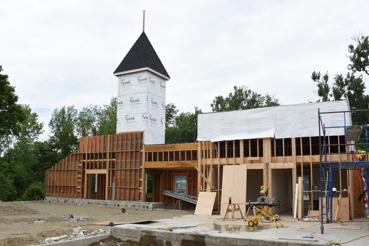 Newman Center under construction