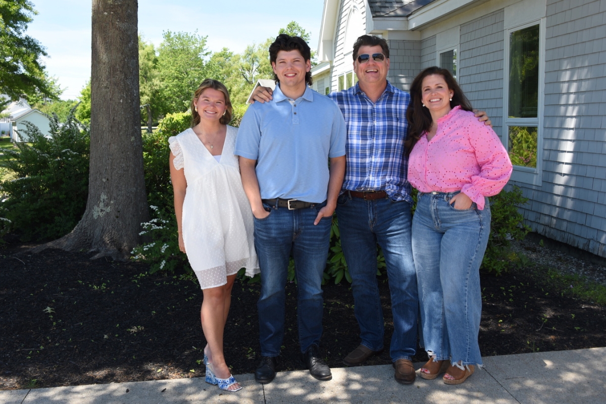 Raechel, Holden, Ray, and Leesa Edwards