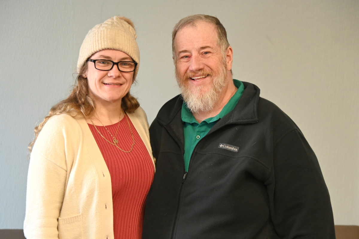 Jenny Tarmey and Tom Farrington