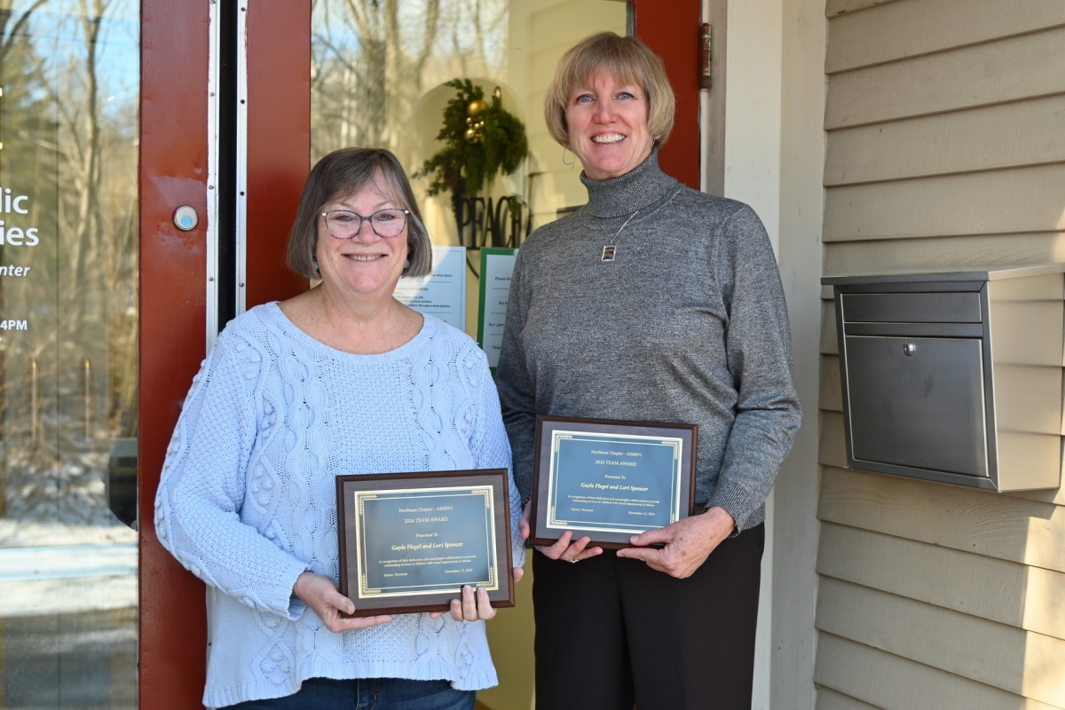Gayle Flegel and Lori Spencer