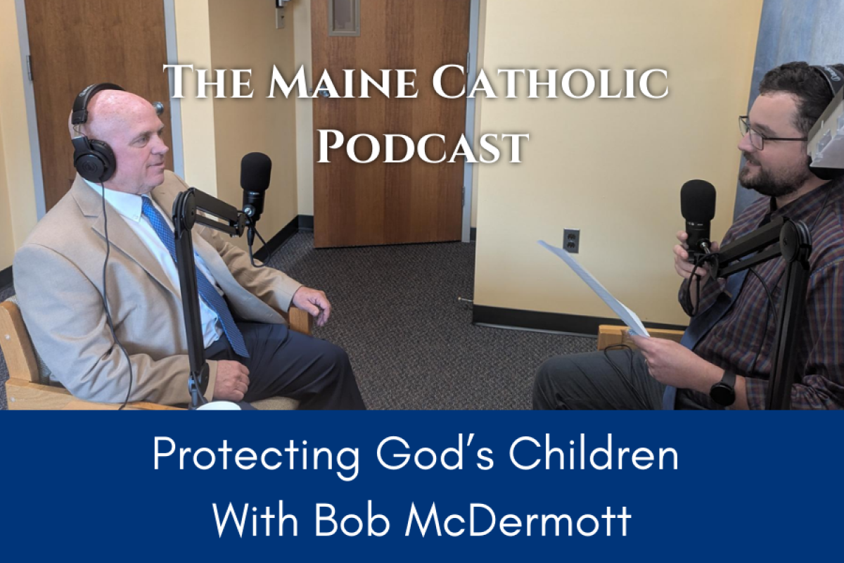 Bob Mcdermott and Jake Buttarazzi recording a podcast.