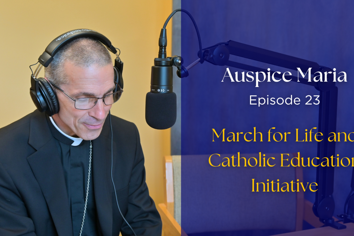 Auspice Maria episode 23: Maine catholic education initiative and march for life
