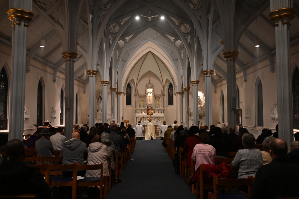 Cathedral Chapel during Holy Hour