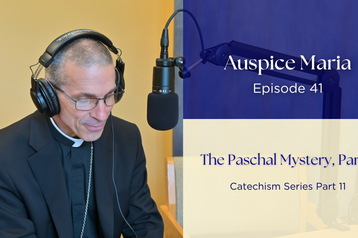 The Paschal Mystery, Part 1 (Catechism Series Part 11) - Auspice Maria Ep. 41
